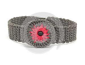 Handworked crocheted collar