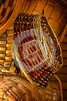 Handwoven Baskets in Natural Light