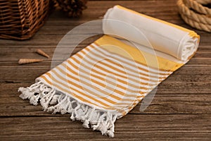 Handwoven Turkish cotton towel