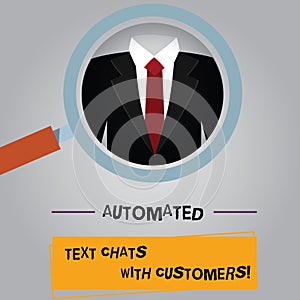 Rukopis automatizované chatování zákazníci. význam umělý vyprávění sklo 
