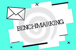 Handwriting text Benchmarking. Concept meaning Evaluate something by comparison with a standard Strategy