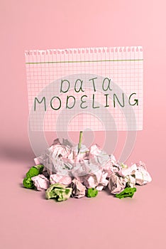 Handwriting text Data Modeling. Word for process of transferring data between data storage systems