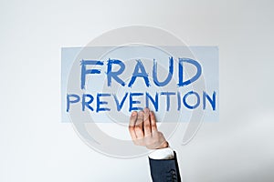 Handwriting text Fraud Prevention. Business approach to secure the enterprise and its processes against hoax