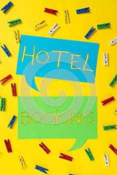 Handwriting text Hotel Booking. Business overview Online Reservations Presidential Suite De Luxe Hospitality