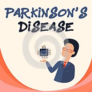 Handwriting text Parkinson S Is Disease. Business overview nervous system disorder that affects movement Man Drawing