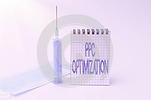 Handwriting text Ppc Optimization. Business overview Enhancement of search engine platform for pay per click Writing