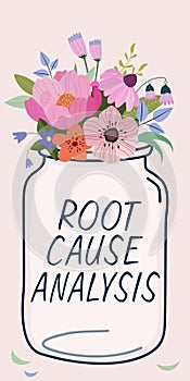 Handwriting text Root Cause Analysis. Word Written on Method of Problem Solving Identify Fault or Problem