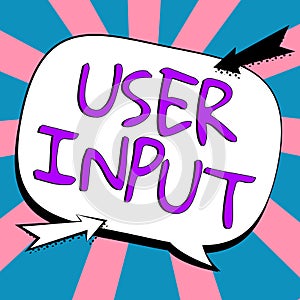 Handwriting text User Input. Business idea Any information or data that is sent to a computer for processing