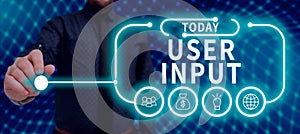 Handwriting text User Input. Business idea Any information or data that is sent to a computer for processing