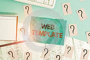 Handwriting text writing Web Template. Concept meaning predesigned or plug in webpage or set of HTML webpages Writing