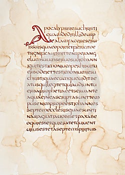 Handwritten excerpt from Bible