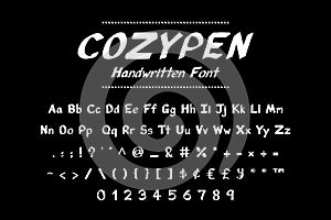 Handwritten font