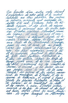 Handwritten french text Handwriting Calligraphy texture background