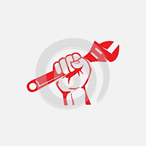 Handy man service icon