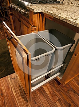 Handy Modern Kitchen Waste Cabinet