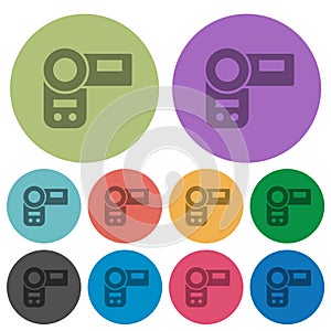 Handycam color darker flat icons