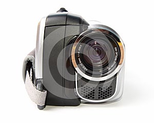 The handycam isolated on white