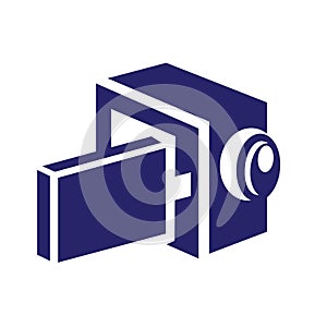 Handycam Simpel Logo Icon Vector Ilustration