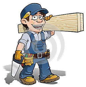 Handyman - Carpenter blue photo