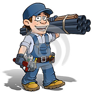 Handyman - Plumber Blue