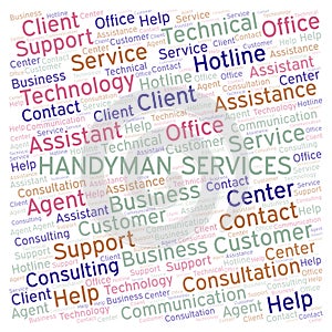 Handyman Services word cloud.