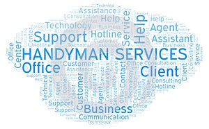 Handyman Services word cloud.