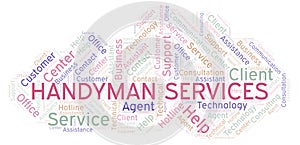 Handyman Services word cloud.