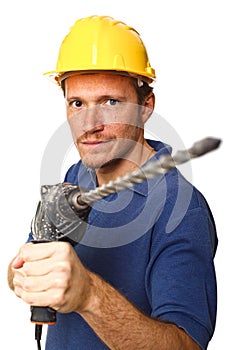 Handyman at work