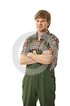 Handyman in workwear photo