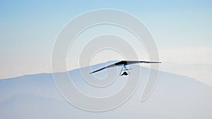 Hang glider flying photo