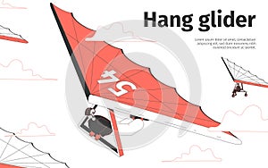 Hang Glider Illustration