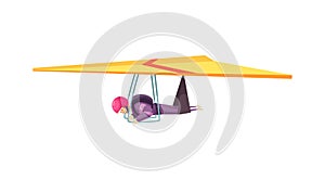 Hang Glider Illustration