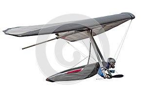 Hang glider wing isolated