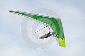 Hang glider wing silhouette