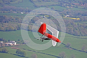 Hang Gliders flying