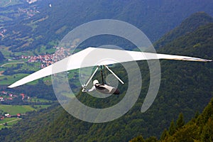 Hang gliding in Monte Cucco