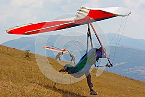 Hang gliding in Monte Cucco