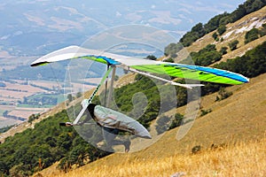 Hang gliding in Monte Cucco