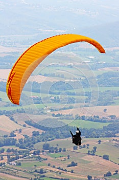 Hang gliding in Monte Cucco