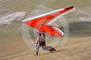 Hang gliding in Monte Cucco