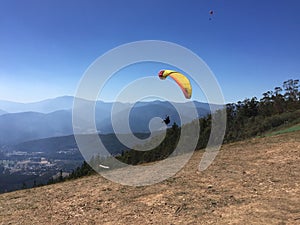 Hang Gliding Take Off