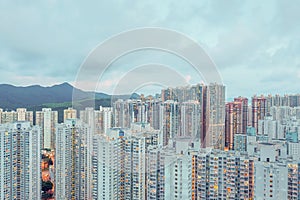 The Hang Hau district in Tseung Kwan O,  hk 30 April 2022