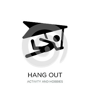 hang out icon in trendy design style. hang out icon isolated on white background. hang out vector icon simple and modern flat