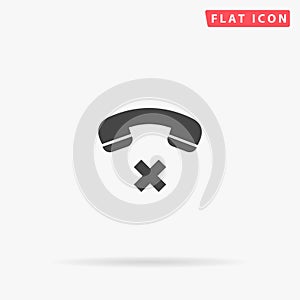 Hang Up flat vector icon