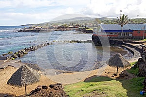 Hanga Roa at Easter Island, Chile