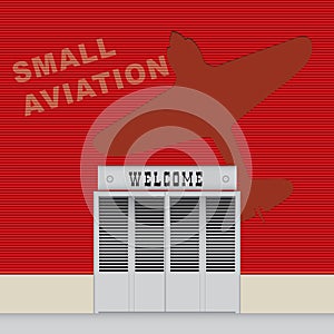 Hangar wall Small Aviation