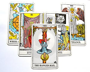 The Hanged Man Tarot Card Reflection Surrender Stand Outside the picture