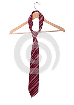 Hanger for clothes with tie