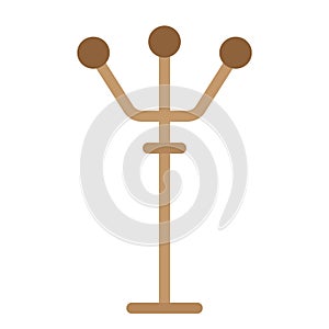 Hanger floor flat icon, Furniture and interior