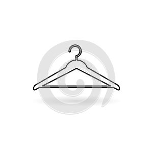 Hanger sign icon, Cloakroom symbol